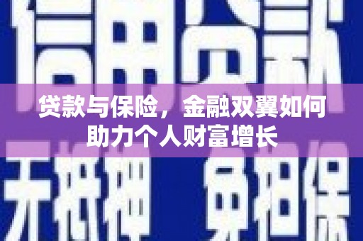 西固贷款与保险，金融双翼如何助力个人财富增长