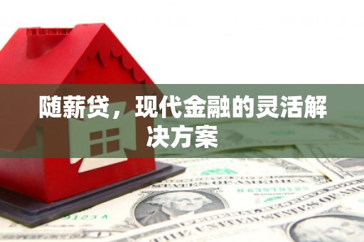 西固随薪贷，现代金融的灵活解决方案