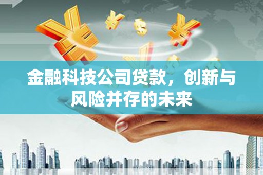 西固金融科技公司贷款，创新与风险并存的未来