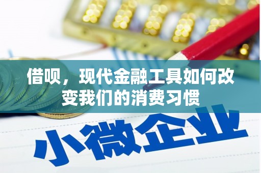 西固借呗，现代金融工具如何改变我们的消费习惯