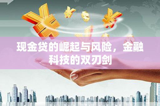 西固现金贷的崛起与风险，金融科技的双刃剑