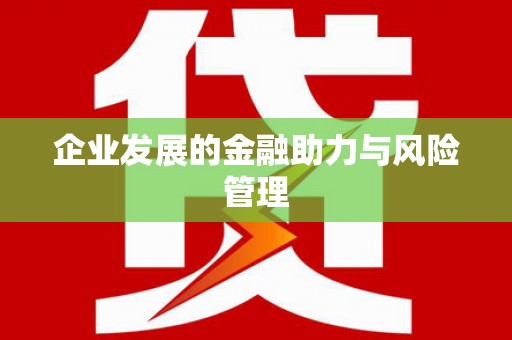 西固企业发展的金融助力与风险管理
