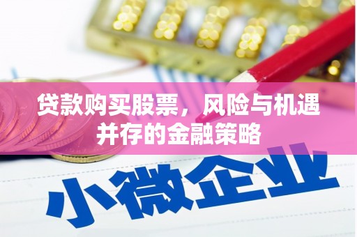 西固贷款购买股票，风险与机遇并存的金融策略