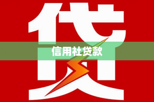 西固信用社贷款
