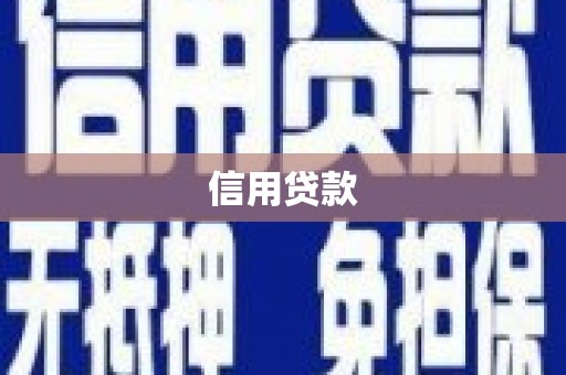 西固信用贷款