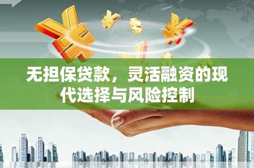 西固无担保贷款，灵活融资的现代选择与风险控制