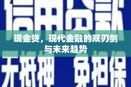 西固现金贷，现代金融的双刃剑与未来趋势