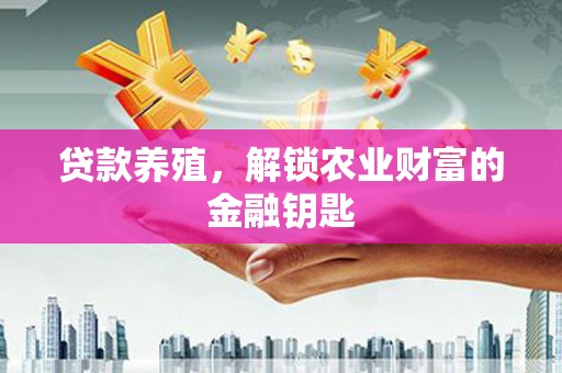西固贷款养殖，解锁农业财富的金融钥匙