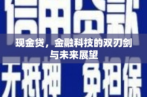 西固现金贷，金融科技的双刃剑与未来展望