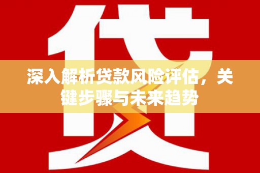 西固深入解析贷款风险评估，关键步骤与未来趋势