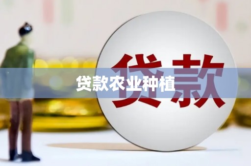 西固贷款农业种植