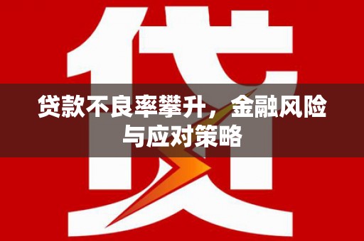 西固贷款不良率攀升，金融风险与应对策略