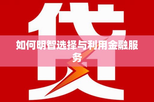 西固如何明智选择与利用金融服务