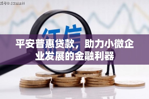 西固平安普惠贷款，助力小微企业发展的金融利器