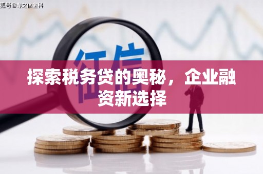 西固探索税务贷的奥秘，企业融资新选择