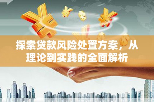 西固探索贷款风险处置方案，从理论到实践的全面解析