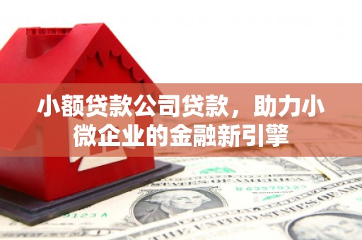 西固小额贷款公司贷款，助力小微企业的金融新引擎