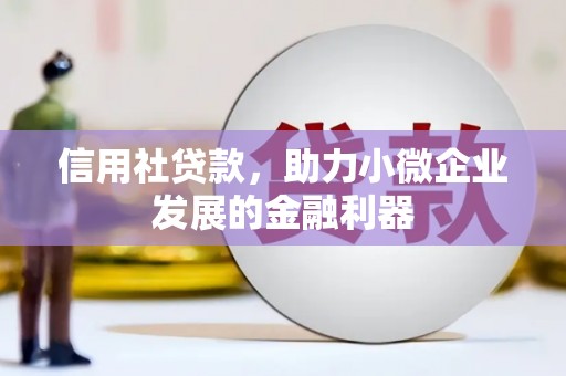 西固信用社贷款，助力小微企业发展的金融利器