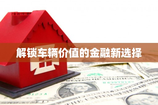 西固解锁车辆价值的金融新选择