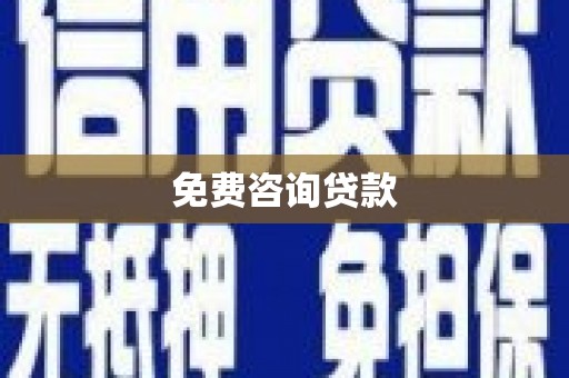 西固免费咨询贷款